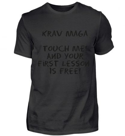 Krav Maga Touch me! And Your First.. - Herren Premiumshirt-16