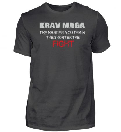 Krav Maga - The Harder You Train... - Herren Premiumshirt-2989