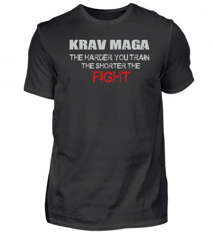 Krav Maga - The Harder You Train... - Herren Premiumshirt-16