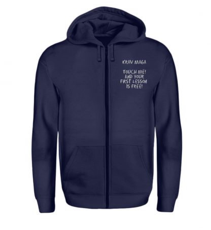 Krav Maga Touch me! And Your First.. - Zip-Hoodie-198