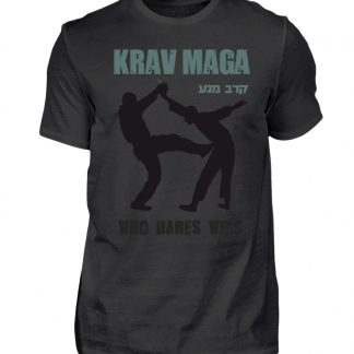 Krav Maga - Who Dares Wins - Herren Premiumshirt-16