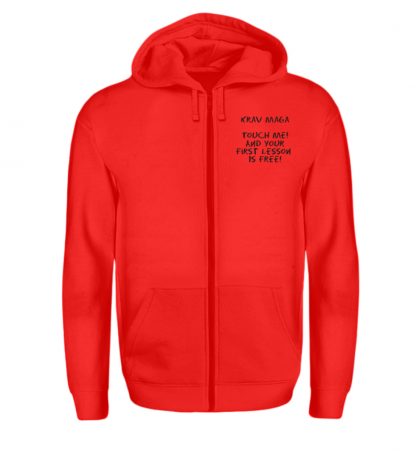 Krav Maga Touch me! And Your First.. - Zip-Hoodie-5761
