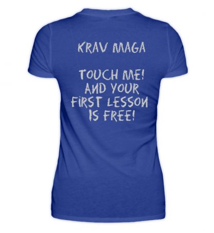 Krav Maga Touch me! And Your First.. - Damen Premiumshirt-27