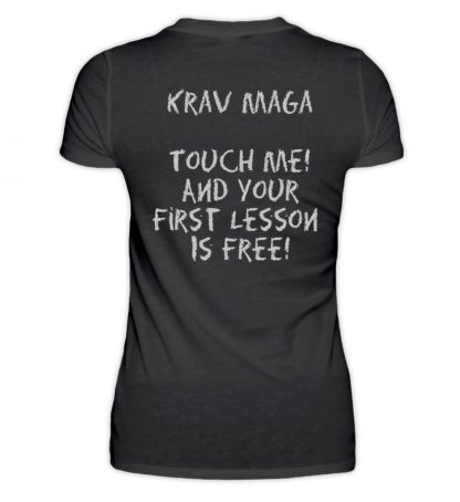Krav Maga Touch me! And Your First.. - Damen Premiumshirt-16