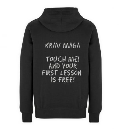 Krav Maga Touch me! And Your First.. - Unisex Premium Kapuzenpullover-16