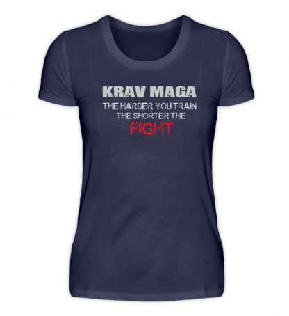 Krav Maga - The Harder You Train... - Damen Premiumshirt-198