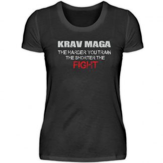 Krav Maga - The Harder You Train... - Damen Premiumshirt-16