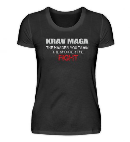 Krav Maga - The Harder You Train... - Damen Premiumshirt-16