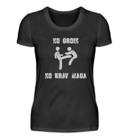 No Groin - No Krav Maga - Damen Premiumshirt-16
