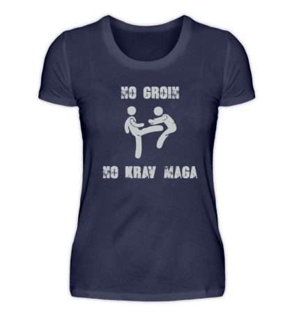 No Groin - No Krav Maga - Damen Premiumshirt-198