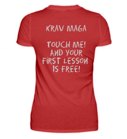 Krav Maga Touch me! And Your First.. - Damenshirt-4